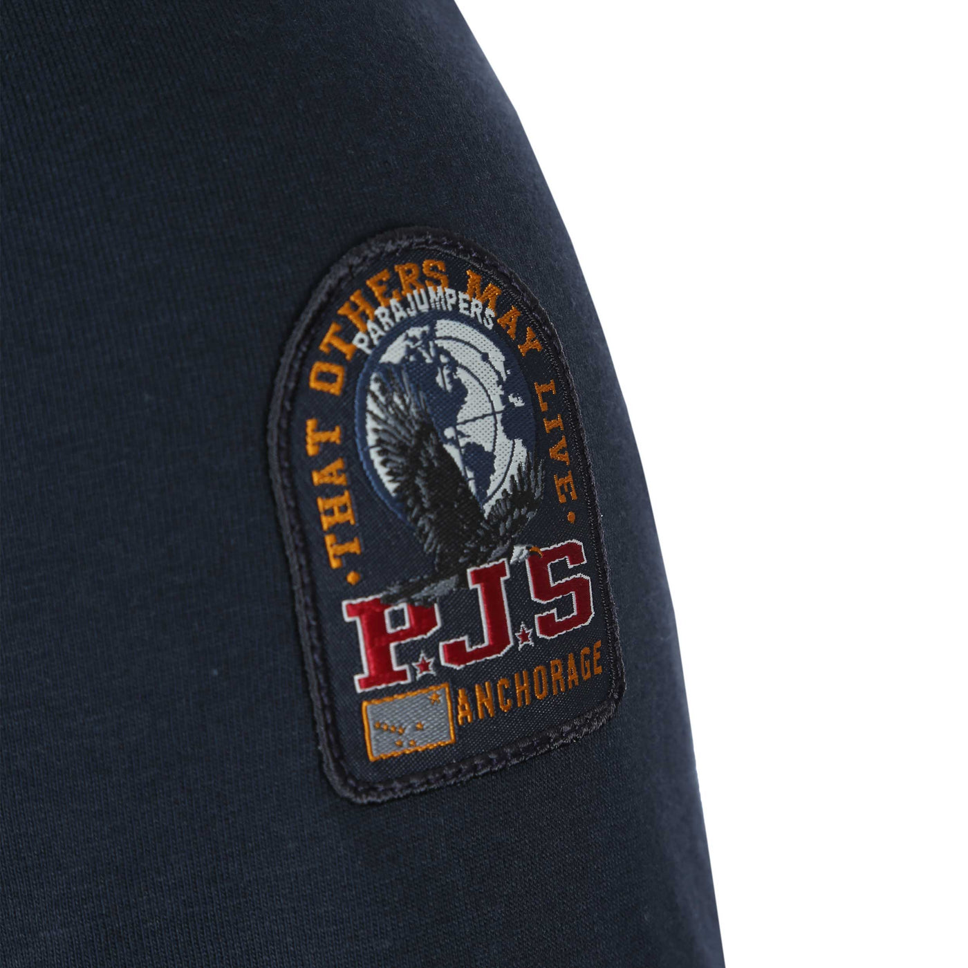 Parajumpers Shispare T Shirt in Navy Logo