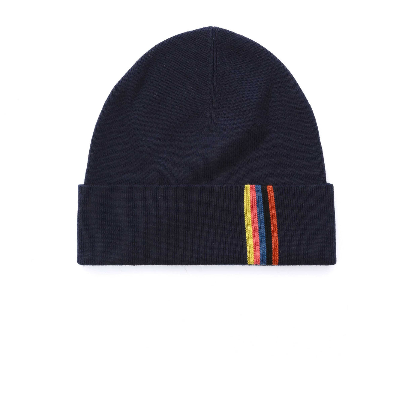 Paul Smith Artist End Beanie Hat in Navy