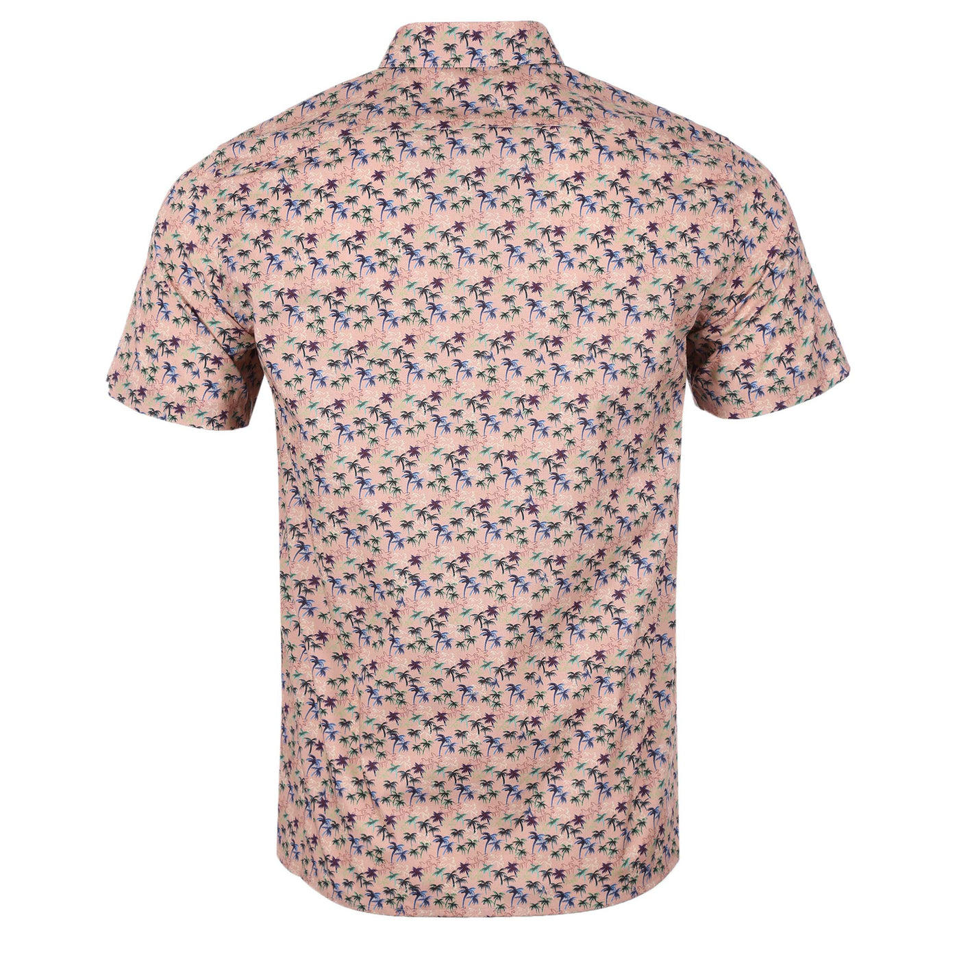 Paul Smith Casual Fit SS Shirt in Powder Pink Back