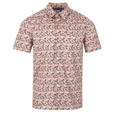 Paul Smith Casual Fit SS Shirt in Powder Pink