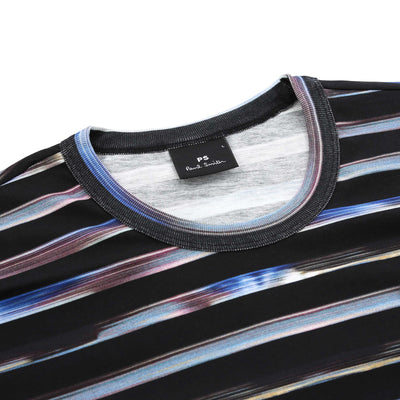 Paul Smith Casual Fit SS T Shirt in Black Neck