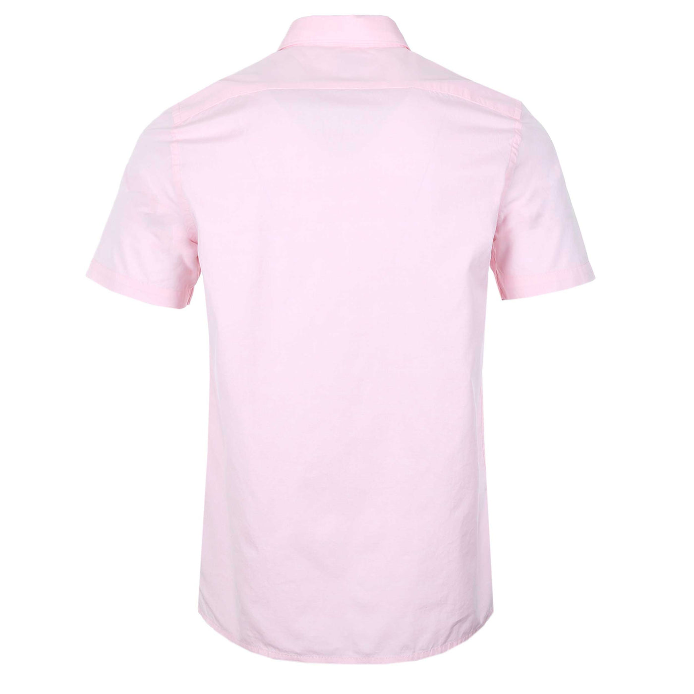 Paul Smith Casual Fit Zeb Badge SS Shirt in Pink Back