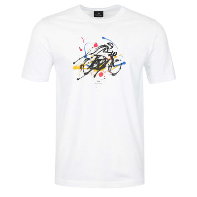 Paul Smith Cyclist T Shirt in White