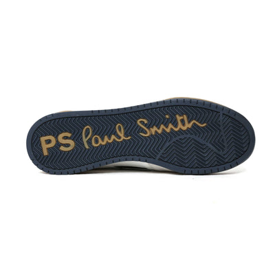 Paul Smith Dover Trainer in White & Navy Sole