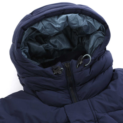 Paul Smith Fibre Down Parka in Navy Hood