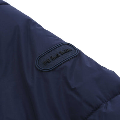 Paul Smith Fibre Down Parka in Navy Logo