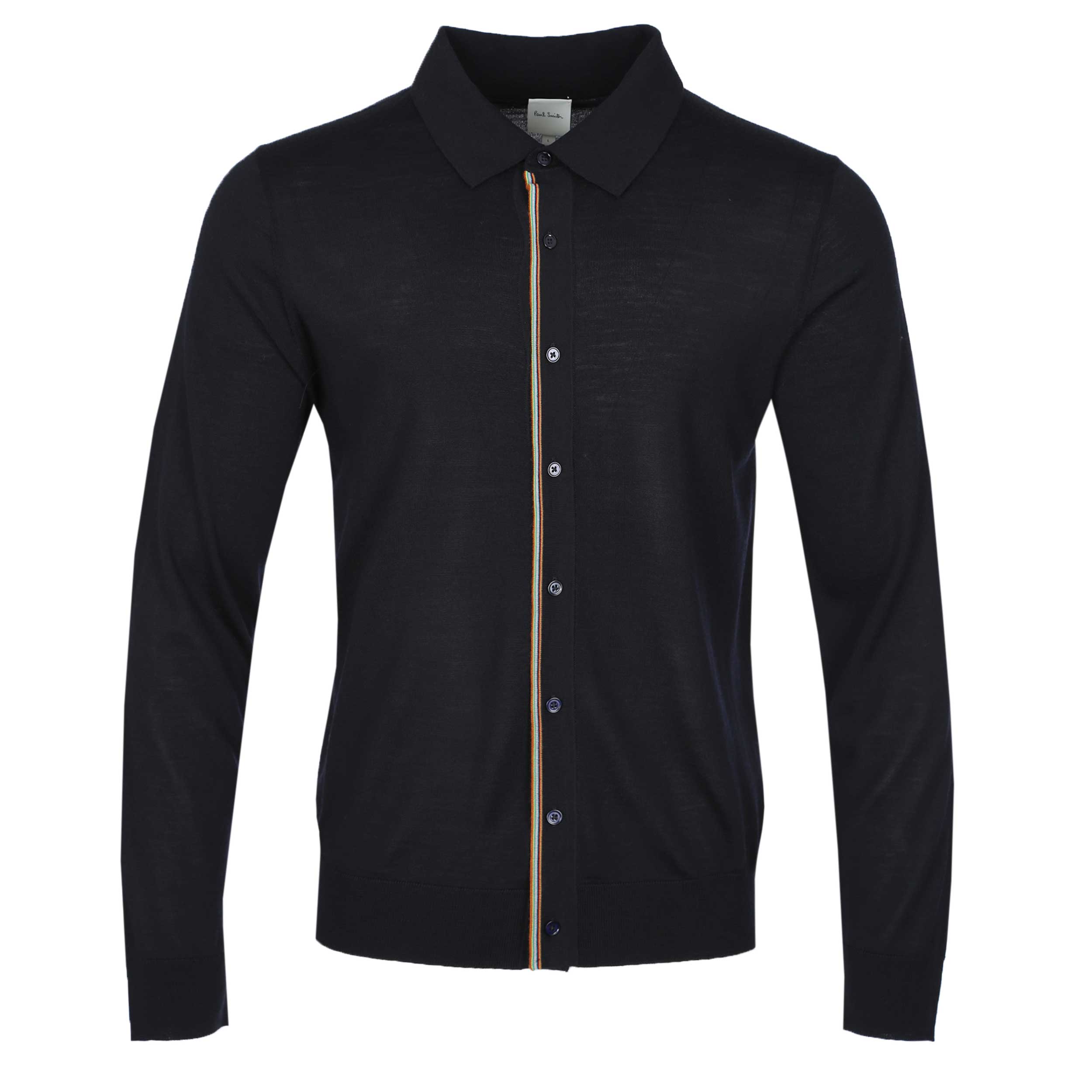 Paul Smith Knitted Shirt in Navy