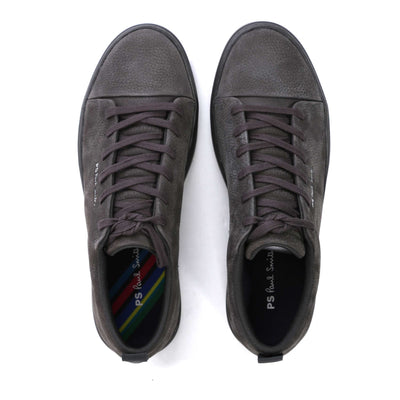 Paul Smith Lee Trainer in Grey Nubuck Birdseye