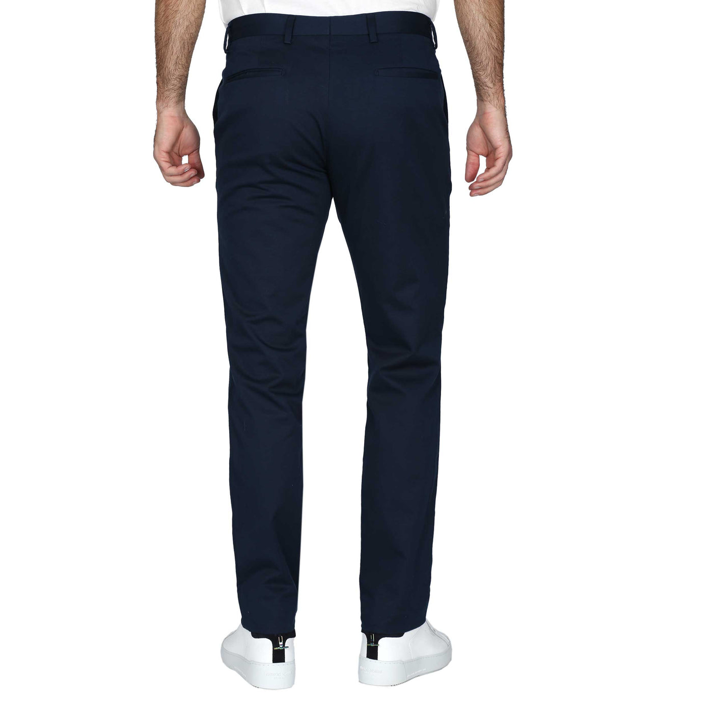 Paul Smith Mid Fit Chino in Dark Navy Back