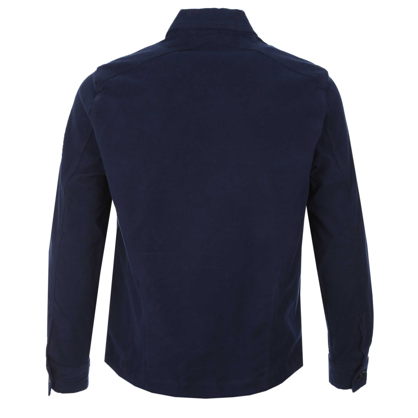 Paul Smith Military Overshirt in Navy Back