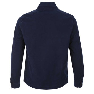 Paul Smith Military Overshirt in Navy Back
