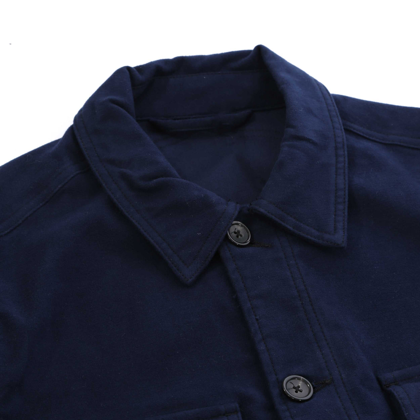 Paul Smith Military Overshirt in Navy Collar