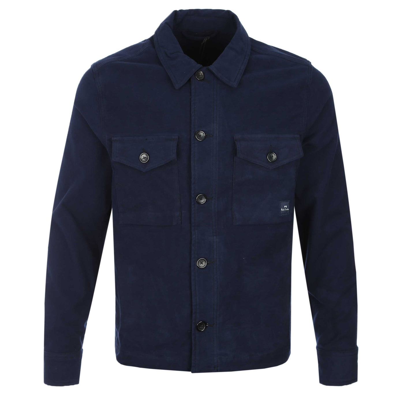 Paul Smith Military Overshirt in Navy