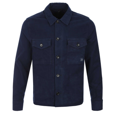 Paul Smith Military Overshirt in Navy
