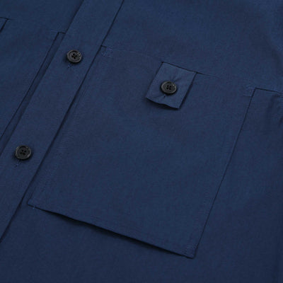 Paul Smith Patch Pocket Shirt Jacket in Navy Pocket