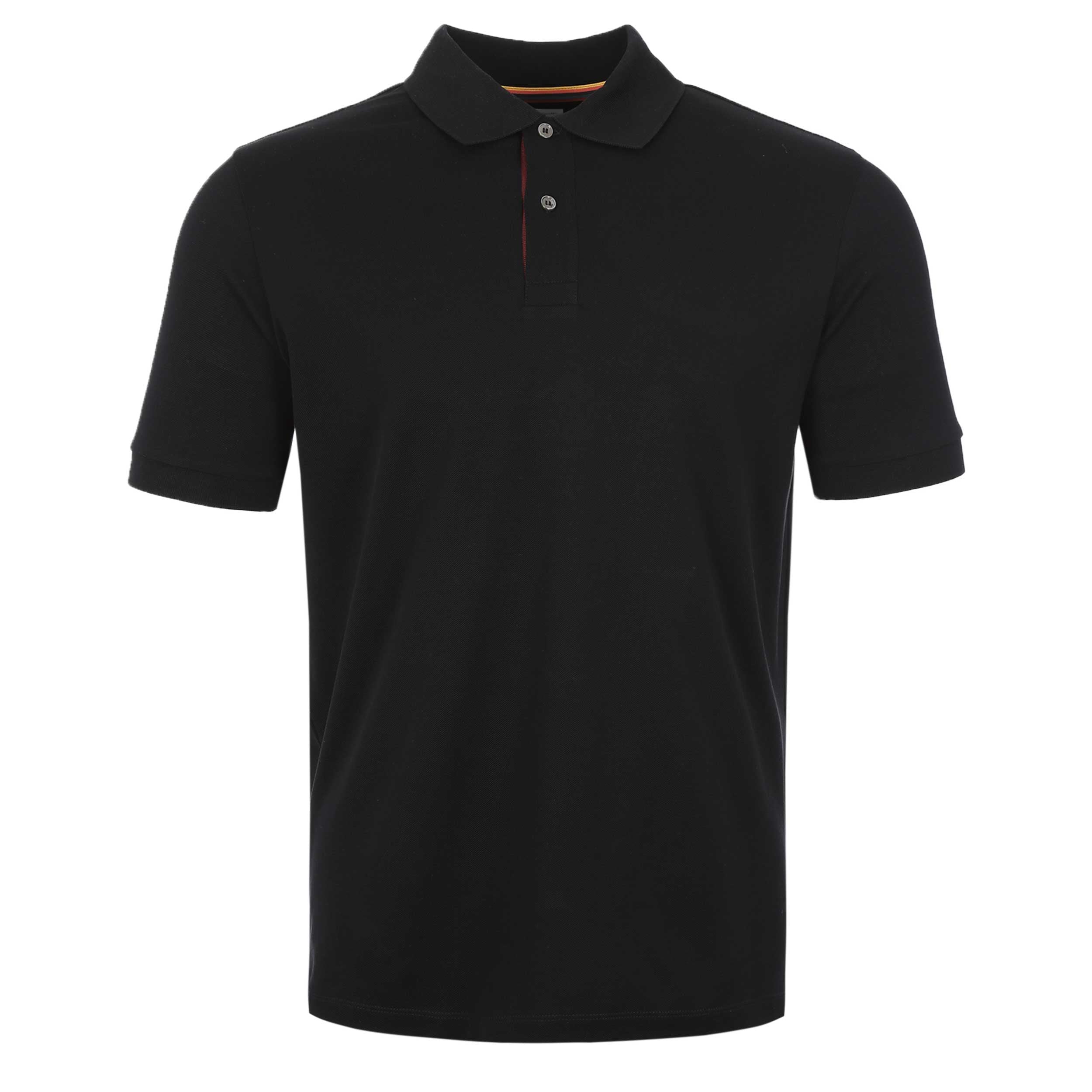 Paul Smith Placket Polo Shirt in Black