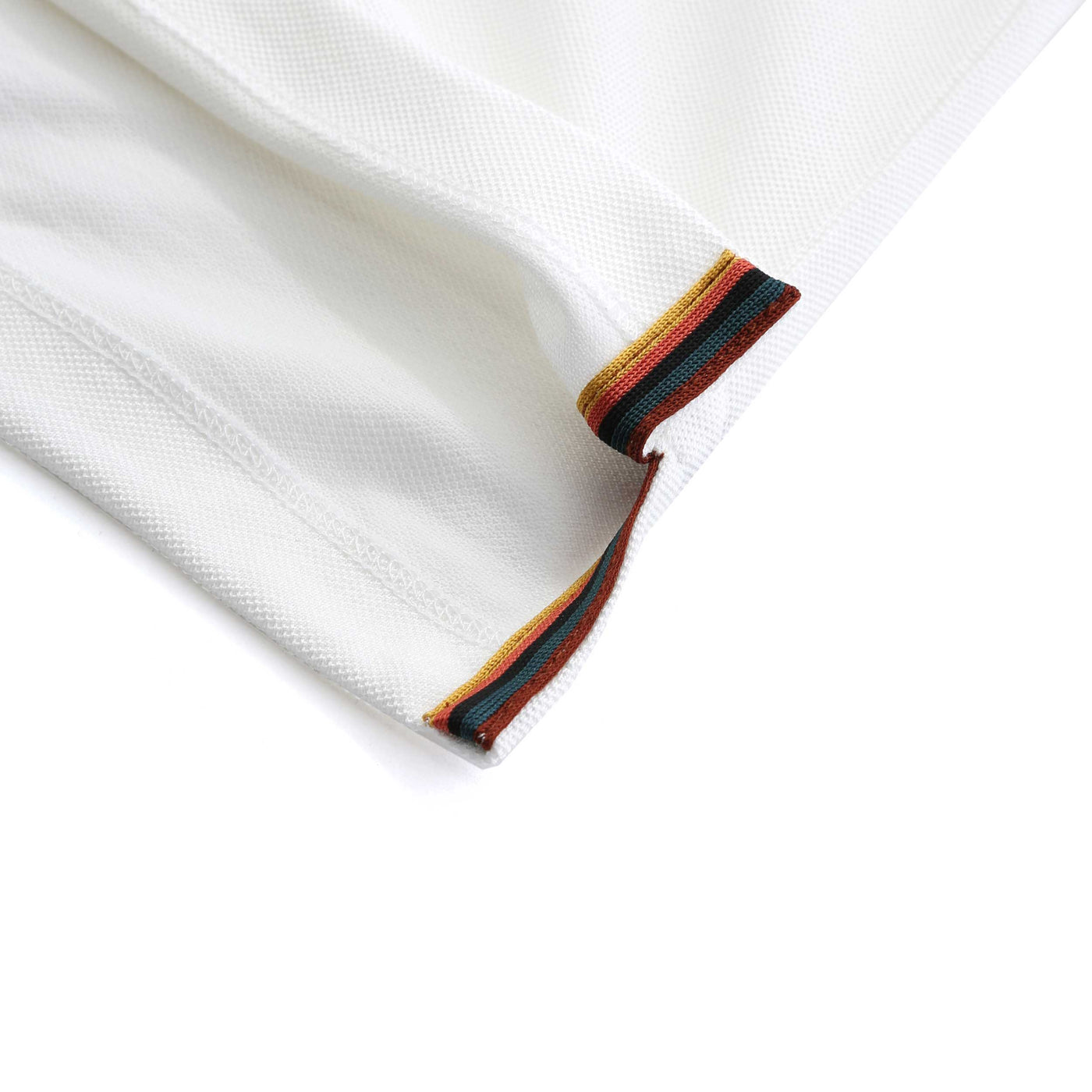 Paul Smith Placket Polo Shirt in Off White Trim