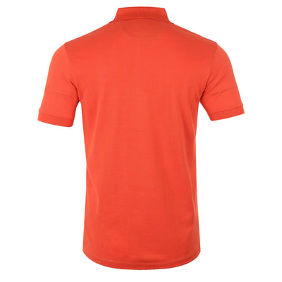 Paul Smith Placket Polo Shirt in Orange Back