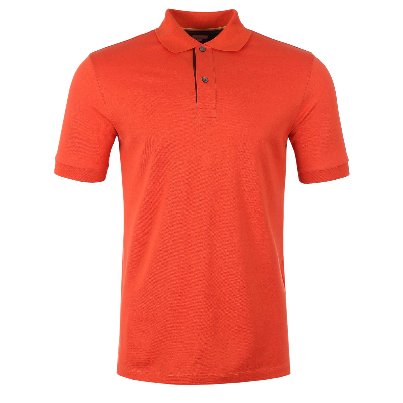 Paul Smith Placket Polo Shirt in Orange