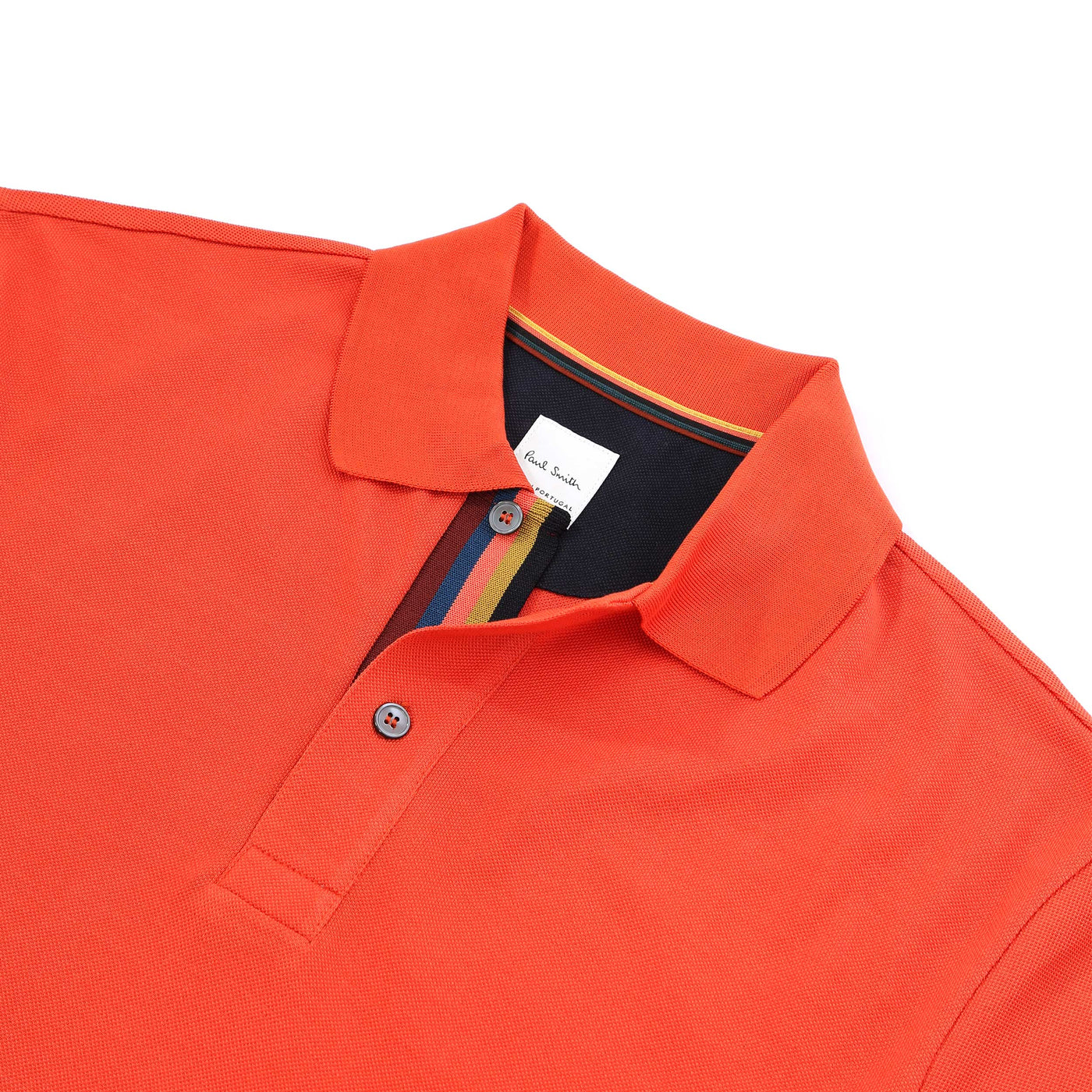 Paul Smith Placket Polo Shirt in Orange Placket