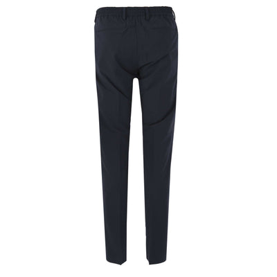 Paul Smith Pleated Trouser in Dark Navy Back
