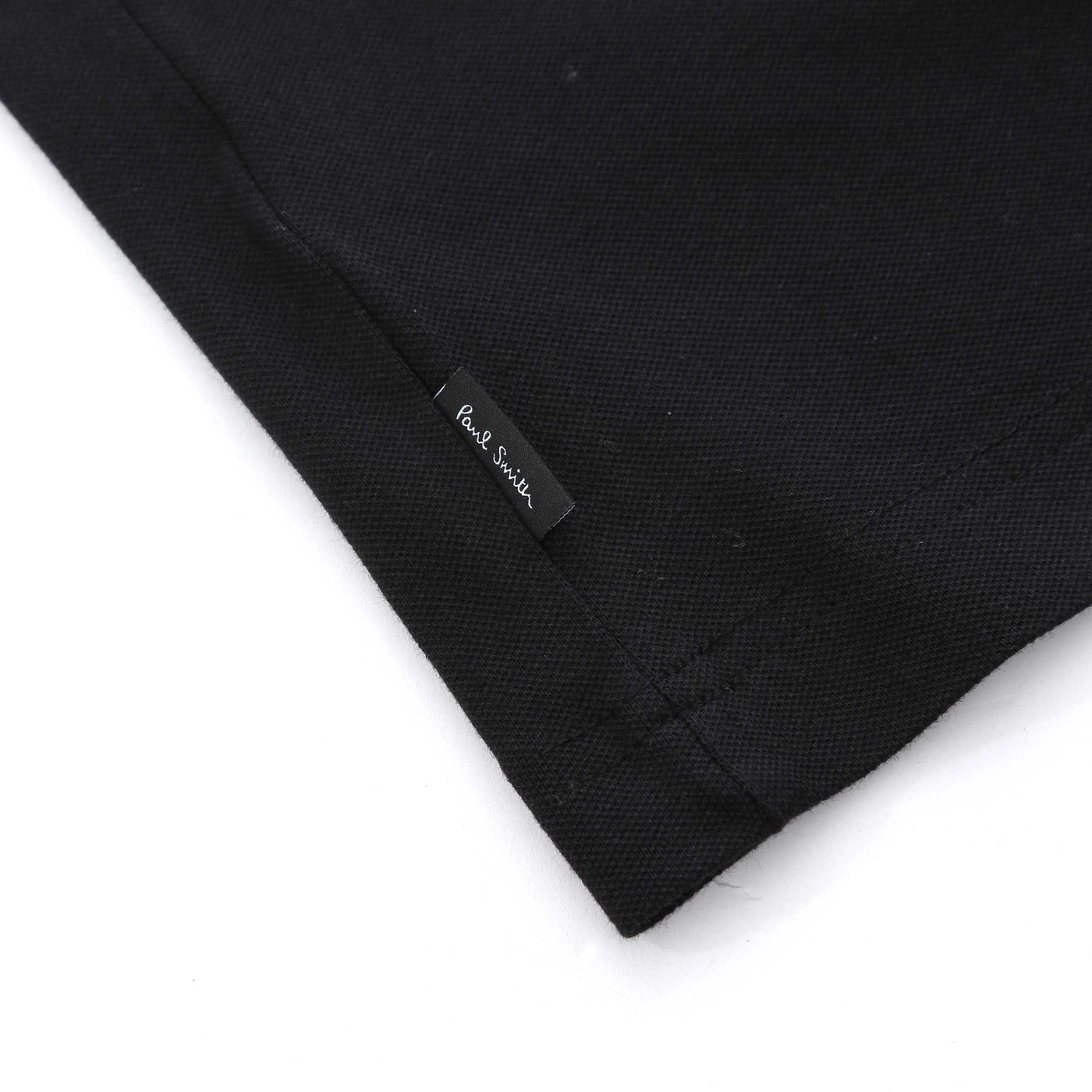 Paul Smith Reg Fit SSLV Polo Shirt in Black Logo Tab