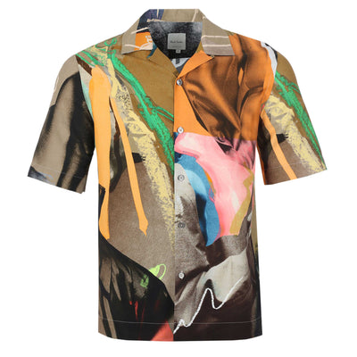 Paul Smith Reg Fit SS Shirt in Multicolour