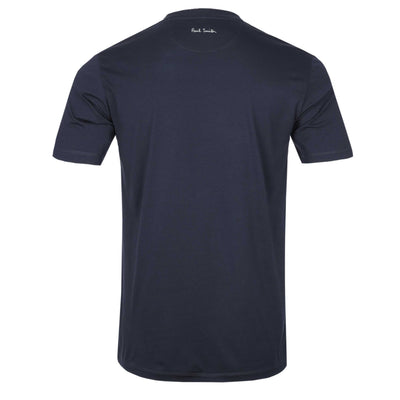 Paul Smith Shadow Logo T Shirt in Dark Navy Back