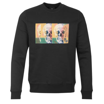 Paul Smith Skull Square Sweatshirt in Black Front