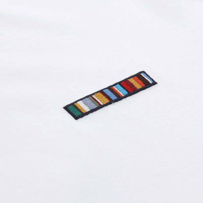 Paul Smith Stripe Emb T Shirt in White Logo