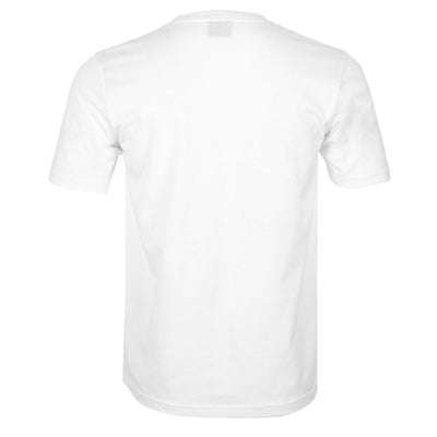 Paul Smith Stripe Skull T Shirt in White Back