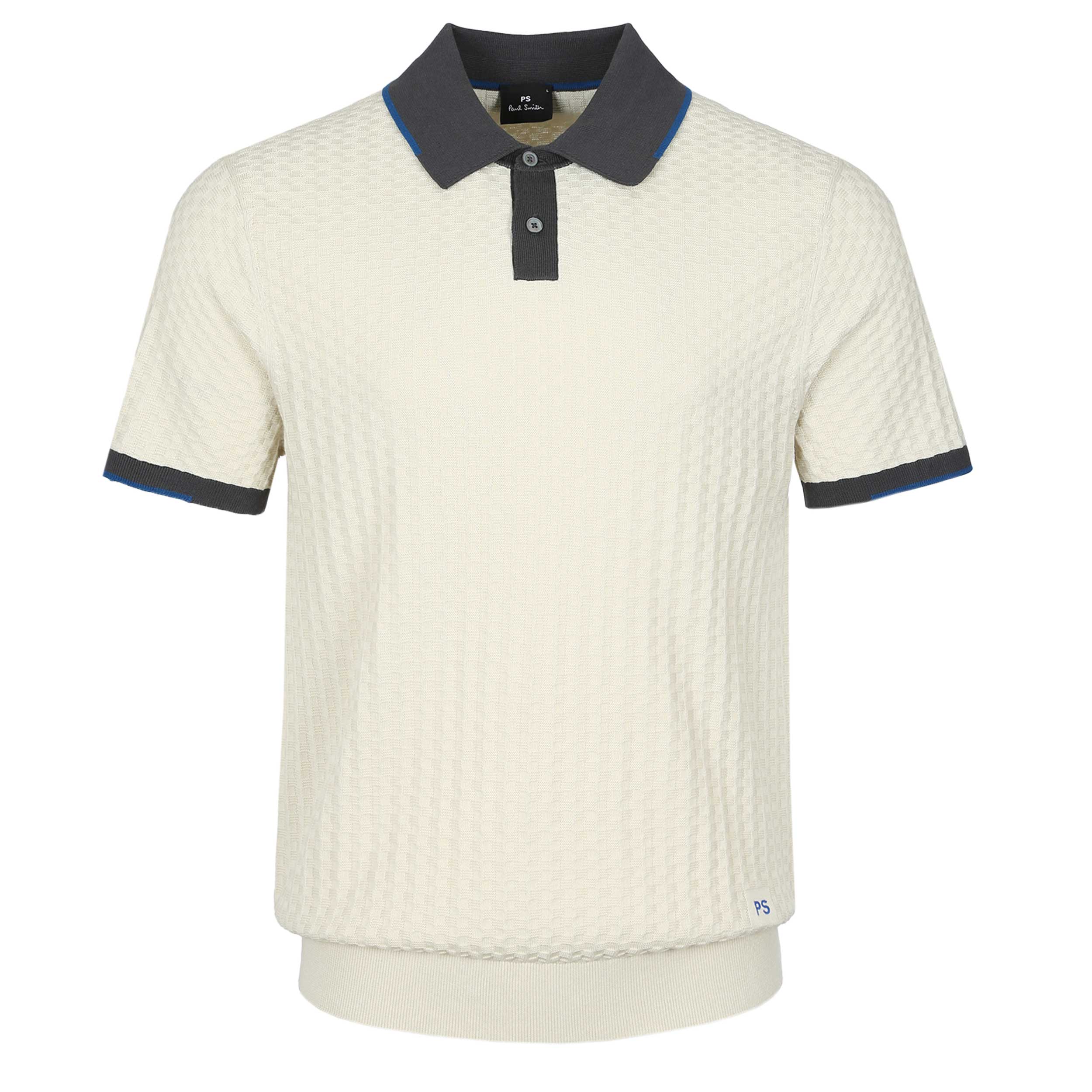 Paul Smith Sweater SS Polo in Cream