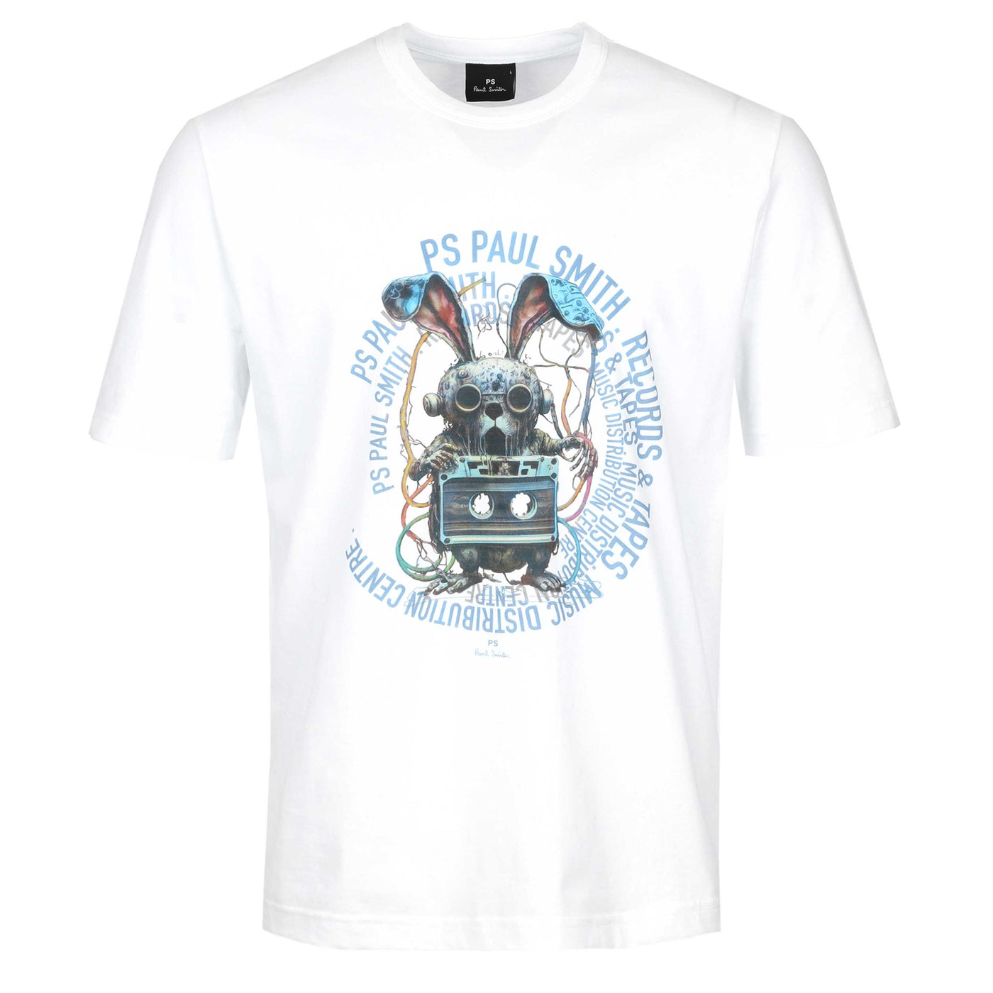 Paul Smith Tape Bunny T Shirt in White