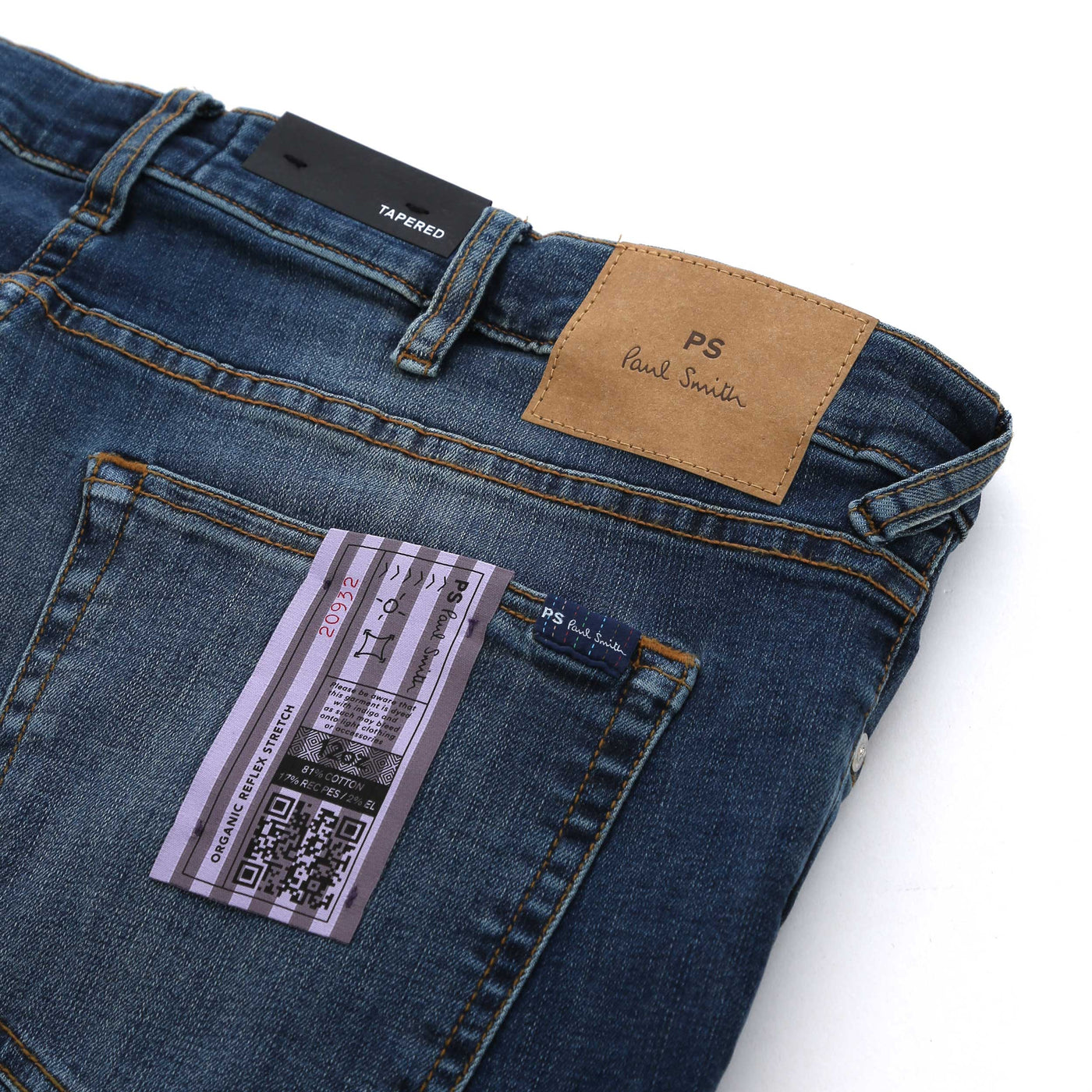 Paul Smith Tapered Fit Jean in Antique Logo Badge