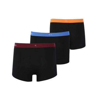 Paul Smith Trunk 3 Pack Band Mix Underwear in Black Back