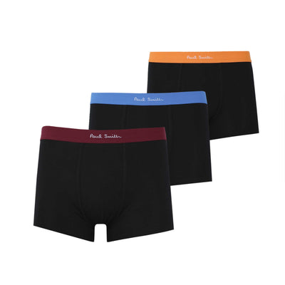 Paul Smith Trunk 3 Pack Band Mix Underwear in Black