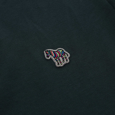 Paul Smith Zebra Badge Polo Shirt in Forest Green Logo