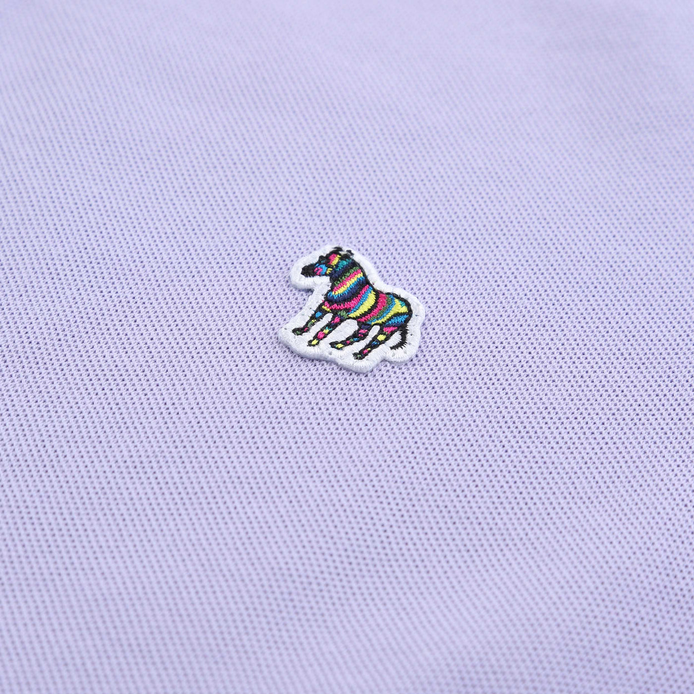 Paul Smith Zebra Badge Polo Shirt in Lilac Logo