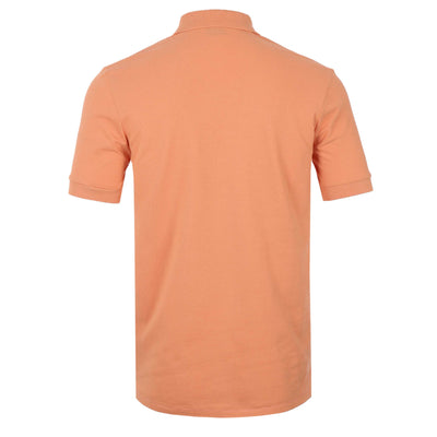 Paul Smith Zebra Badge Polo Shirt in Orange Back