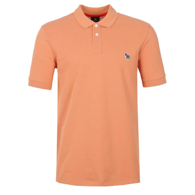 Paul Smith Zebra Badge Polo Shirt in Orange