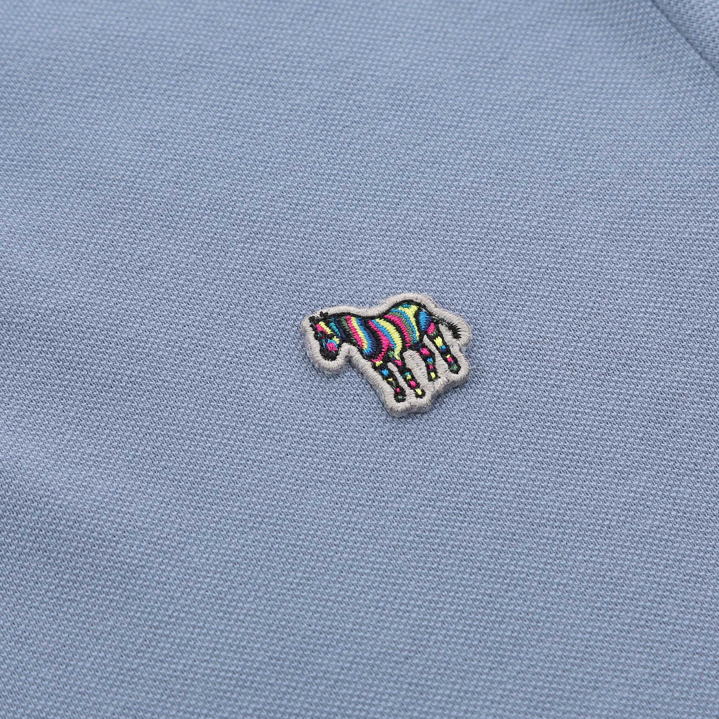 Paul Smith Zebra Badge Polo Shirt in Pale Blue Logo