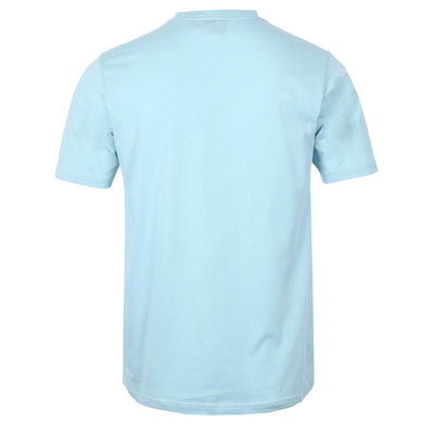 Paul Smith Zebra Badge T Shirt in Light Blue Back