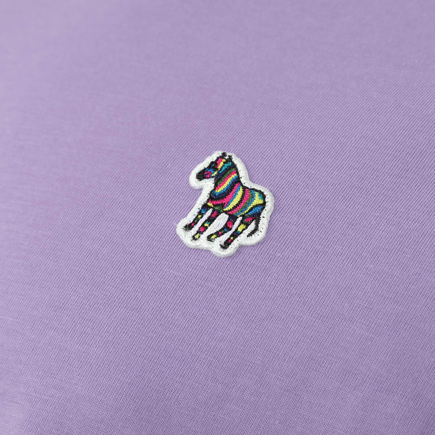 Paul Smith Zebra Badge T Shirt in Lilac Logo