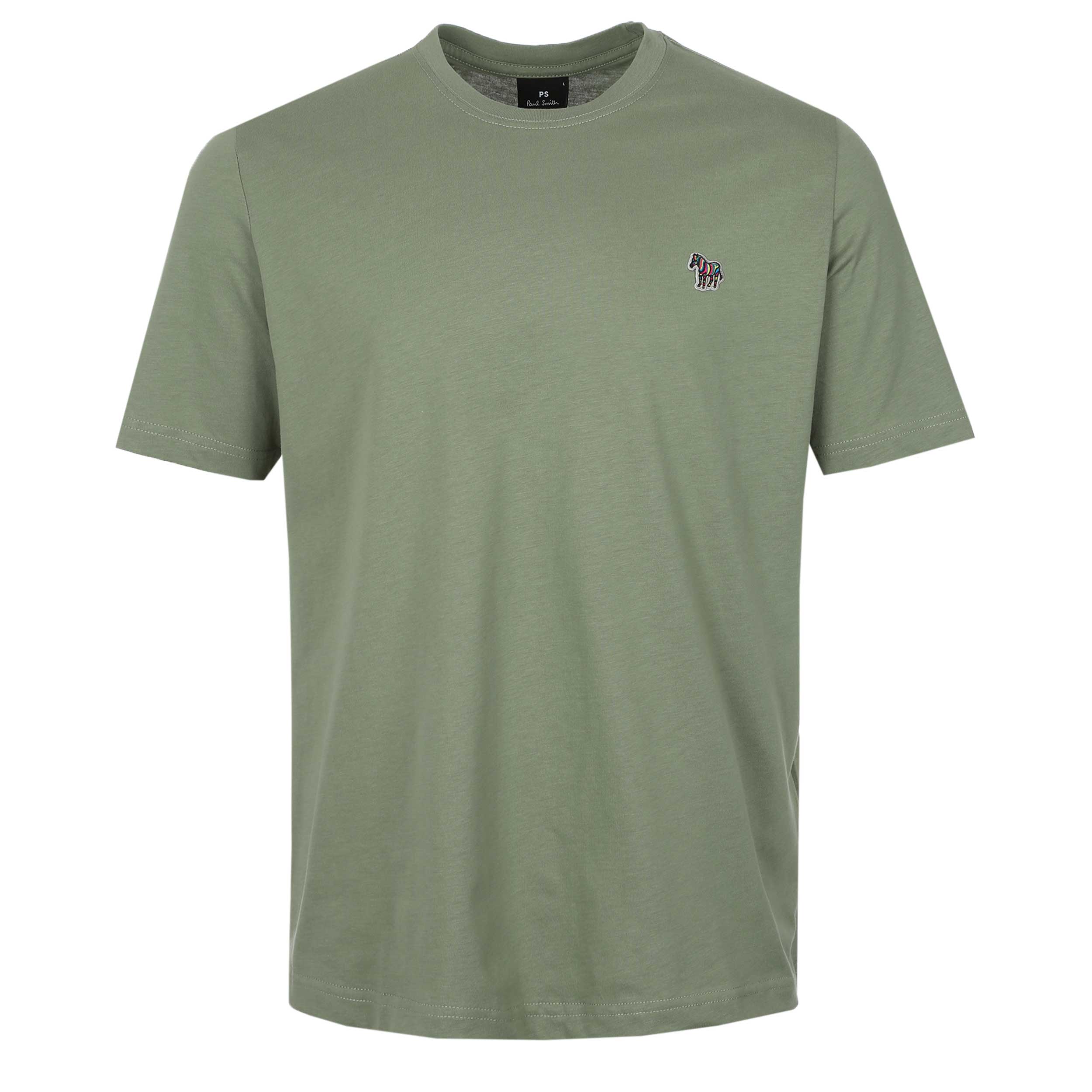 Paul Smith Zebra Badge T Shirt in Sage Green