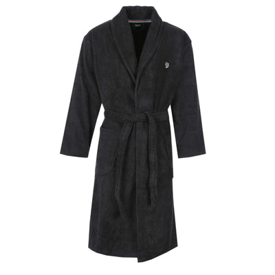 Paul Smith Zebra Dressing Gown in Black