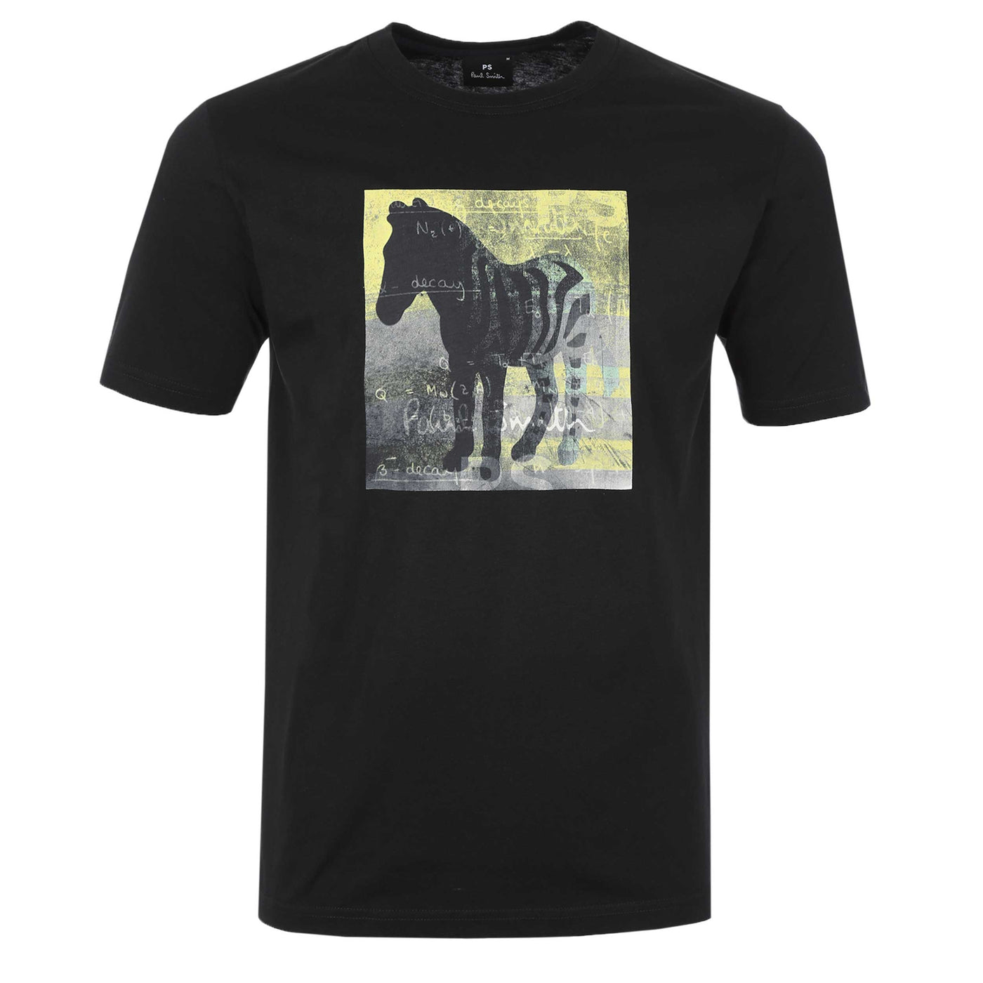Paul Smith Zebra Square T Shirt in Black