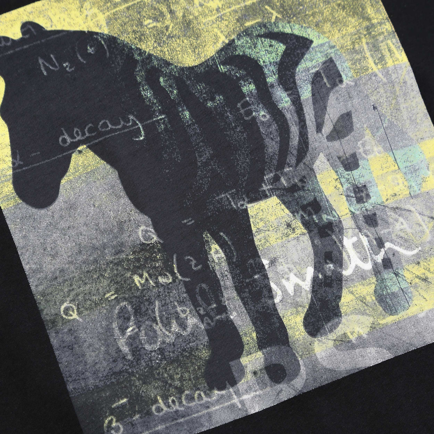 Paul Smith Zebra Square T Shirt in Black Print
