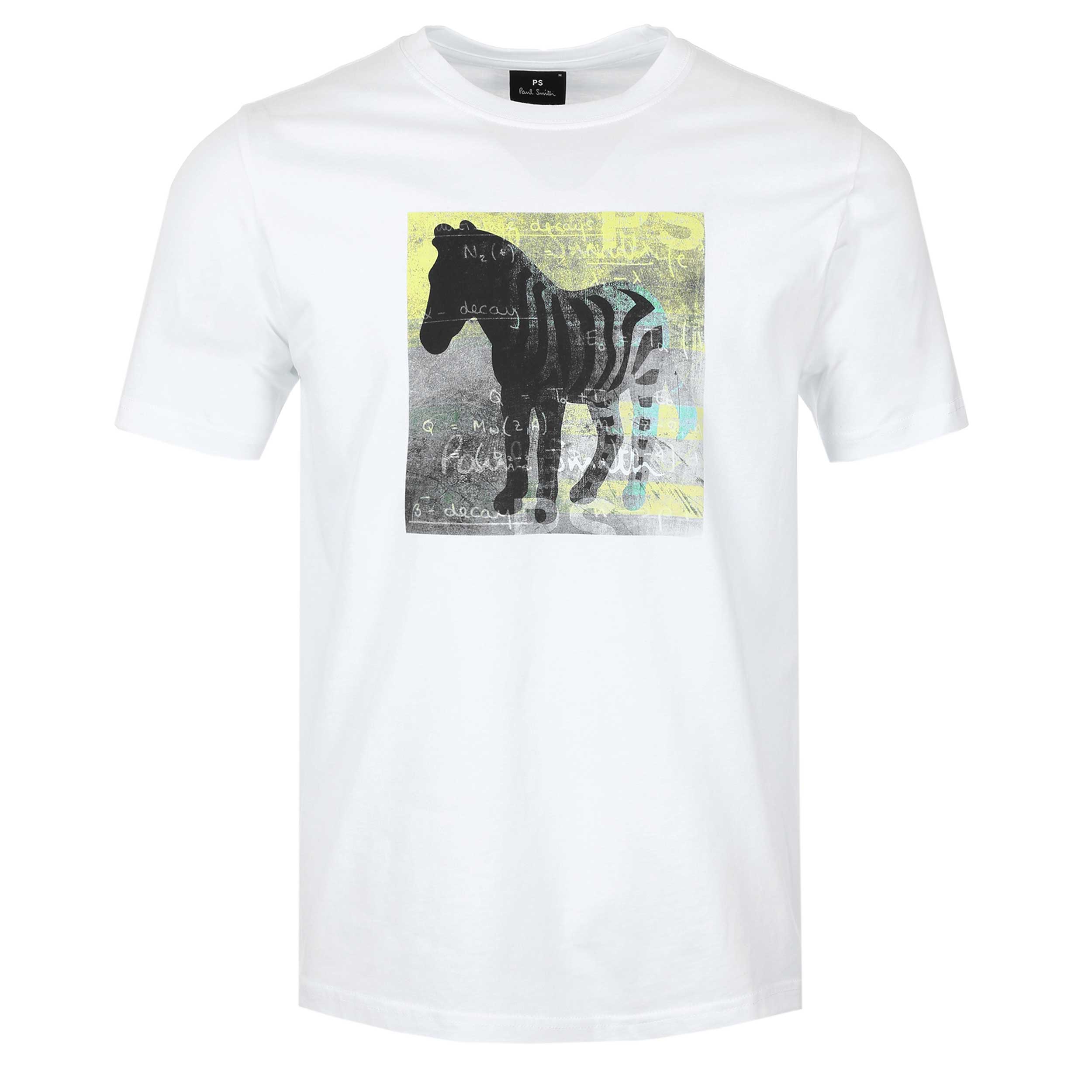 Paul Smith Zebra Square T Shirt in White