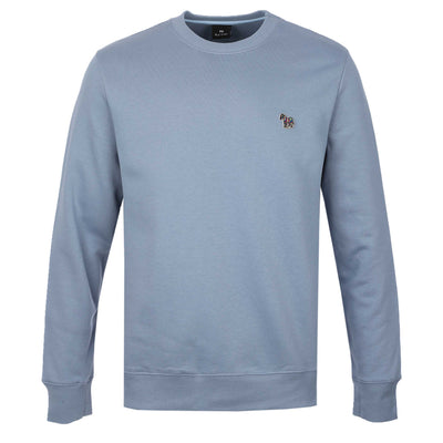 Paul Smith Zebra Sweat Top in Pale Blue