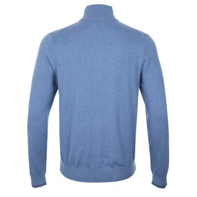 Paul Smith Zip Zeb Bad Knitwear in Blue Back